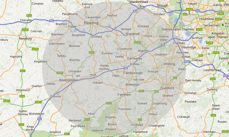 Maynelines Blinds in Fleet Hampshire Service Area